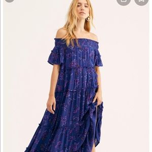Free People purple Floral Barclay Maxi (Large)